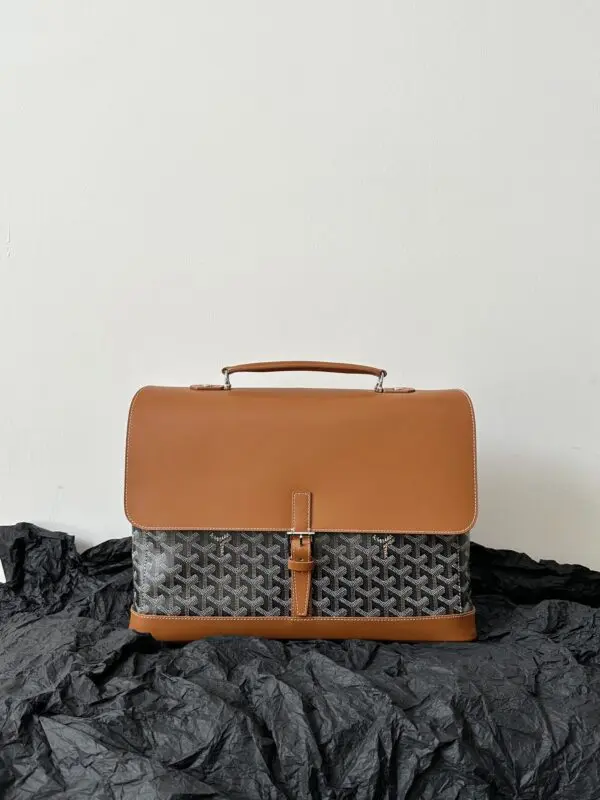 Replica Goyard Citadin Brown - 1:1 premium replica handbag