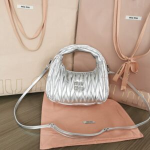 Fake Miu Miu Wander Silver - best quality fake designer bag