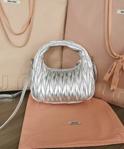 Fake Miu Miu Wander Silver - premium superclone handbag