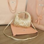 Replica Miu Miu Wander Gold - top-grade luxury bag dupe