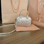 Replica Miu Miu Arcadie Small Silver - top-grade luxury bag dupe
