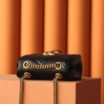 Gucci GG Marmont Kare Siyah Replika - 1:1 premium replika çanta
