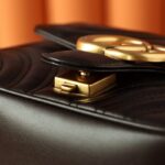 Gucci GG Marmont Square Black Replica - Yüksek kaliteli tasarımcı çantası taklidi