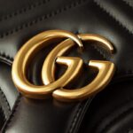 Gucci GG Marmont Square Black Replica - Yüksek kaliteli tasarımcı çantası taklidi