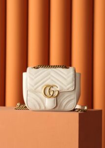 Replica Gucci GG Marmont Square Beige - designer handbag clone
