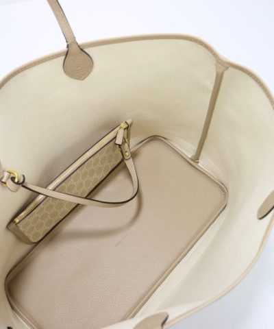 Fake Gucci GG Large Tote Bag Beige - affordable luxury replica bag