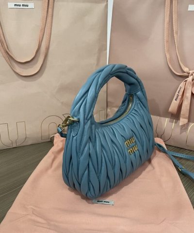 Fake Miu Miu Wander Blue - top-grade luxury bag dupe