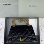 Replica Balenciaga Crush Large Black 2.0