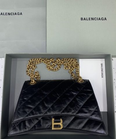 Replica Balenciaga Crush Large Black 2.0 - affordable designer bags