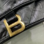 Replica Balenciaga Crush Large Black 2.0 - high-quality designer bag dupe