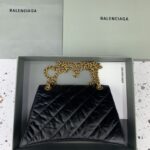 Replica Balenciaga Crush Large Black 2.0