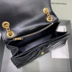 Replica Balenciaga Crush Large Black 2.0 - high-quality designer bag dupe