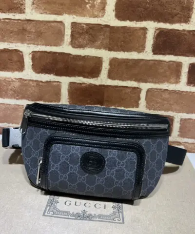 Fake Gucci Double G Oval Waist Bag - premium superclone handbag
