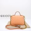 Fake Gucci GG Marmont Top Handle Apricot - best quality fake designer bag