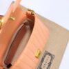 Fake Gucci GG Marmont Top Handle Apricot - high-end replica designer purse