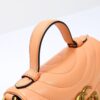 Fake Gucci GG Marmont Top Handle Apricot - best quality fake designer bag