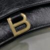Fake Balenciaga Crush Small Black Gold - top-grade luxury bag dupe