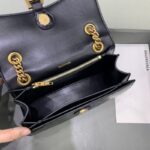Replica Balenciaga Crush Small Black Gold