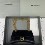 Replica Balenciaga Crush Small Black Gold