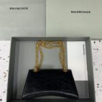 Replica Balenciaga Crush Small Black Gold