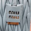 Replica Miu Miu Matelassé Tote Blue - top-grade luxury bag dupe