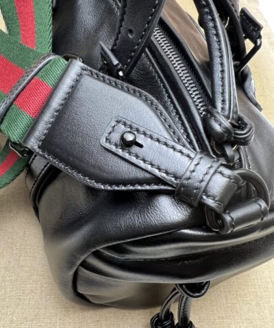 Fake Gucci Luggage Bag Black - ultra-realistic fake purse