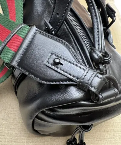 Fake Gucci Luggage Bag Black - ultra-realistic fake purse