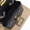 Fake Gucci Gucci Deco Double G Black - elite factory replica handbag