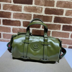 Fake Gucci Luggage Bag Green - 1:1 premium replica handbag