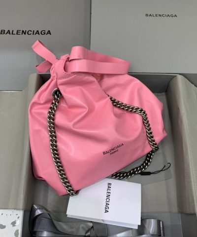 Replica Balenciaga Crush Small Tote Pink - affordable designer bags