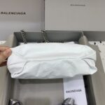 Replica Balenciaga Crush Small Tote White - elite factory replica handbag