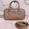 Replica Miu Miu Arcadie Small Full Brown - 1:1 premium replica handbag