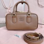 Réplica da bolsa Miu Miu Arcadie pequena marrom - réplica premium 1:1