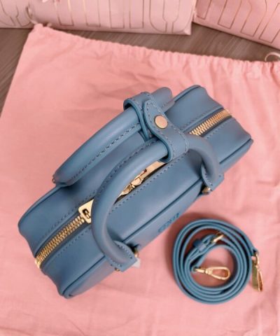 Fake Miu Miu Arcadie Small Full Blue - top-grade luxury bag dupe