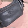 Replica Miu Miu Nappa Pocket Bag Black - best quality fake designer bag