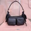 Replica Miu Miu Nappa Pocket Bag Black - 1:1 premium replica handbag