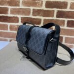 Replica Gucci GG Messenger Black Canvas - high-quality designer bag dupe