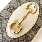 Replica Gucci Horsbet Chain Clutch White - high-end replica designer purse
