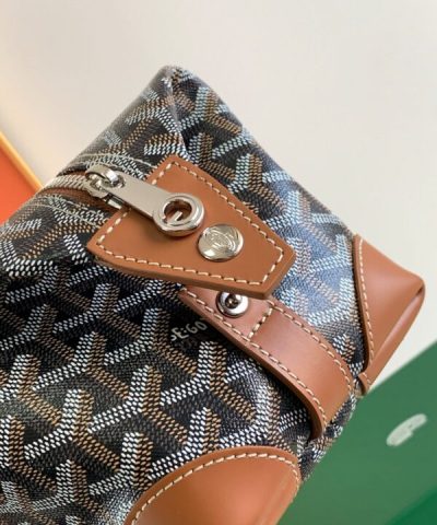 Fake Goyard Toiletry Bag Brown - high-quality designer bag dupe