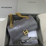 Replica Balenciaga Crush Small Grey - 1:1 premium replica handbag