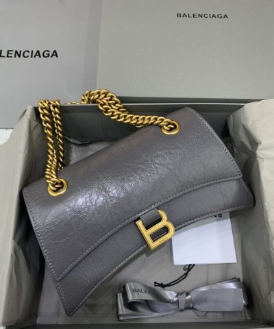 Replica Balenciaga Crush Small Grey - affordable designer bags
