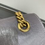 Replica Balenciaga Crush Small Grey - top-grade luxury bag dupe