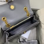 Replica Balenciaga Crush Small Grey - elite factory replica handbag