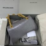 Replica Balenciaga Crush Small Grey - affordable luxury replica bag