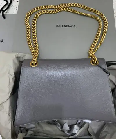 Replica Balenciaga Crush Large Grey - premium superclone handbag