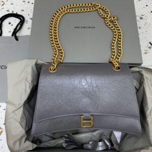 Replica Balenciaga Crush Large Grey - best quality fake designer bag