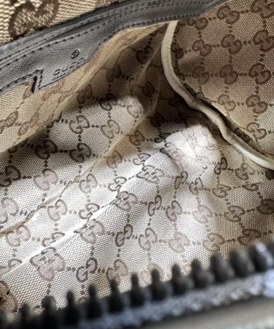 Fake Gucci Luggage Bag Grey - best quality fake designer bag