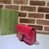 Fake Gucci Matelassé Mini Red - premium superclone handbag