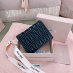 Replica Miu Miu Pocket Wallet Black - top-grade luxury bag dupe