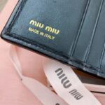 Replica Miu Miu Pocket Wallet Black - high-quality designer bag dupe
